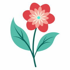 spring flowers floral patter vector illustration