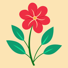 spring flowers floral patter vector illustration