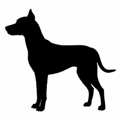dog silhouette, dog vector art ,dog svg