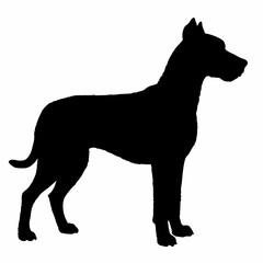 dog silhouette, dog vector art ,dog svg