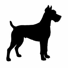 dog silhouette, dog vector art ,dog svg