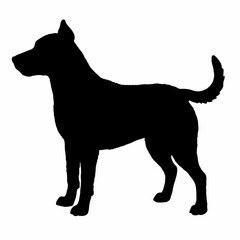 dog silhouette, dog vector art ,dog svg