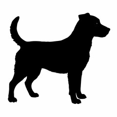 dog silhouette, dog vector art ,dog svg