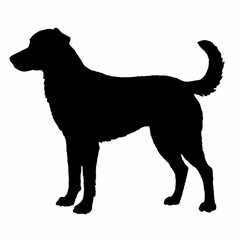 dog silhouette, dog vector art ,dog svg