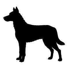 dog silhouette, dog vector art ,dog svg