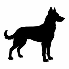 dog silhouette, dog vector art ,dog svg