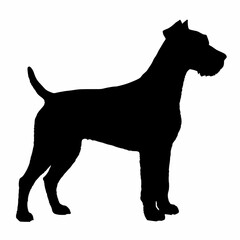 dog silhouette, dog vector art ,dog svg