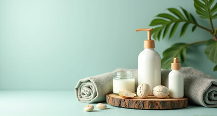 spa still life with candles