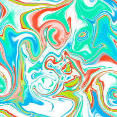 Holographic seamless pattern. The effect of flowing iridescent liquid. Psychedelic effect. Fairy tale unicorn trend background. 90s fashion.	ез названия