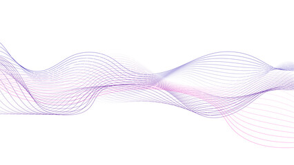 Modern abstract glowing wave background. Dynamic flowing wave lines design element. Futuristic technology and sound wave pattern. Colorful wave lines.