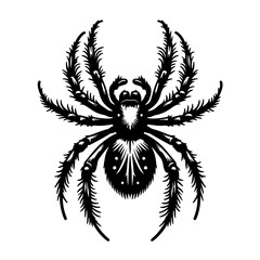 A spider vector is a digital image of a spider created using vector graphics, which use mathematical equations to define shapes. This allows the spider illustration to be scaled infinitely withou