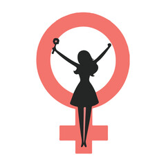 happy women's day vector