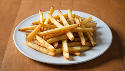 French fries on a plate