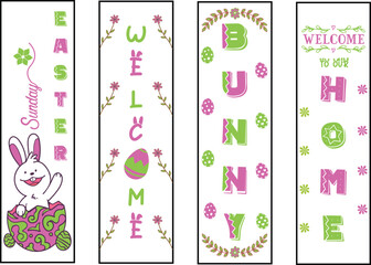 Easter Vibes Retro Easter Sublimation Vector Graphic Easter Sunday Design