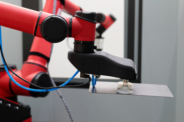 industrial robotic manipulators on production line