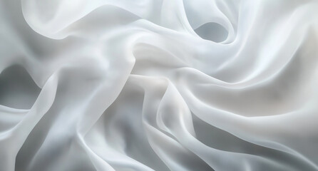 Fototapeta premium An abstract painting that is predominantly white in color with slight variations in texture and color tones.