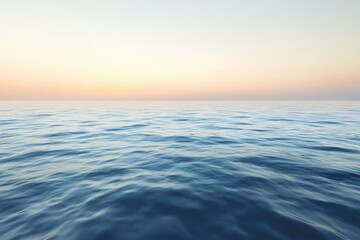 Obraz premium Surface of the ocean at dusk motion blur , ai