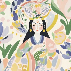 Moon goddess Chang’e.