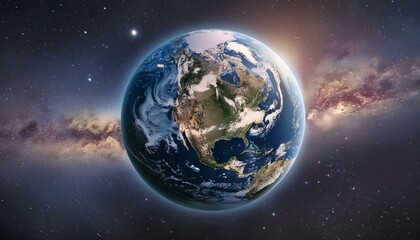 Obraz premium earth ball in the universe