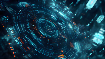 abstract background. Generative AI