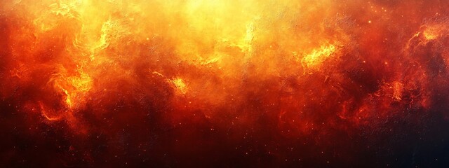 Fototapeta premium A vibrant abstract background featuring fiery shades of orange, red, and gold, perfect for Halloween-themed designs and versatile applications with copy space.