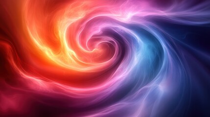 Abstract Swirling Colors