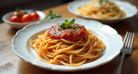 pasta with tomato sauce