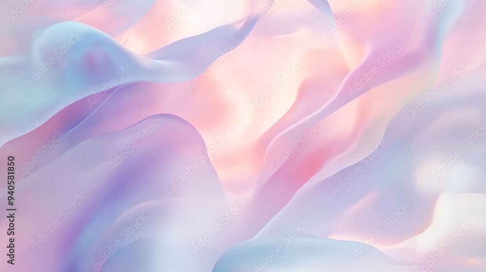 Poster abstract pastel motion background for creative video texture with delicate colors generative ai