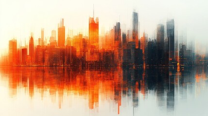 Cityscape at Dawn