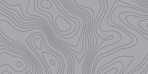 Abstract gray topography geographic contour map background .topography gray paper and black waves lines backdrop background .modern geographic contour map vector illustration .