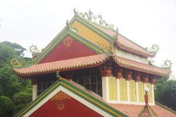 Naklejka premium Ma-Cho Temple roof 1