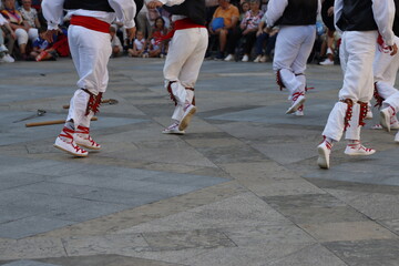 Basque folk dance exhibition