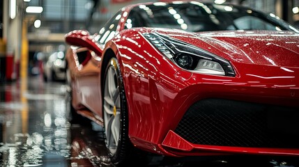 Enhancing Car's Exterior. Application of ceramic coatings and paint protection treatment concept