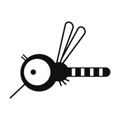 mosquito carrier of dengue fever disease. mosquito control concept