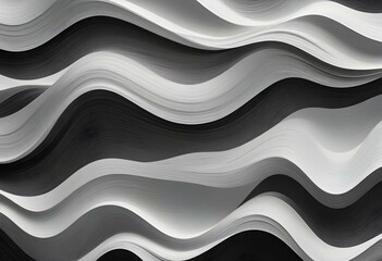 black and white wavy lines background