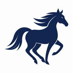 horse silhouette vector illustration