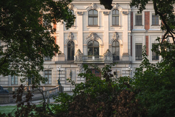 Park zamkowy w Pszczynie.