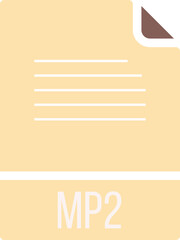 MP2 ip file icon fill rounded corners