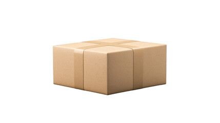 Obraz premium Cardboard Box Package Delivery Shipping Brown Tape