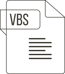 VBS ip icon black outline