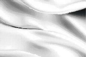 Abstract monochrome halftone background. Wide vector illustration	
