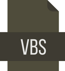 VBS File icon fill crisp corners