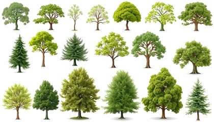 Diverse Tree Varieties for Natural Illustrations