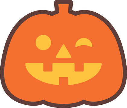 recommend clip art: ハロウィン　カボチャ　パンプキン　シンプル