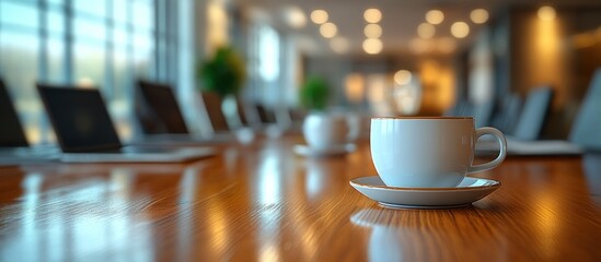 Coffee Break in a Modern Office