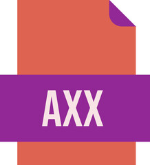 AXX File icon fill crisp corners