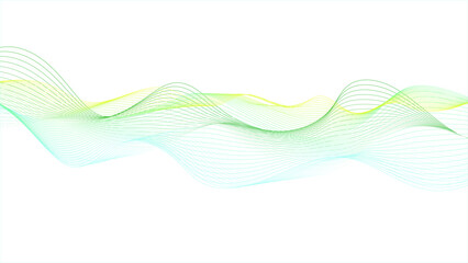 Abstract wave lines background. Curve flowing background. Modern wavy background.