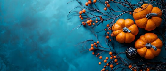 Elegant Halloween featuring Art Deco inspired patterns glamorous accents and a photographic style leaving space for additional text or copy