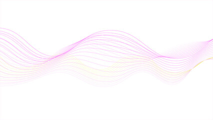 Abstract background with wave line. Colorful wave on white background. Blending line background.