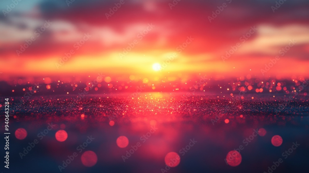 Poster Sparkling Sunset